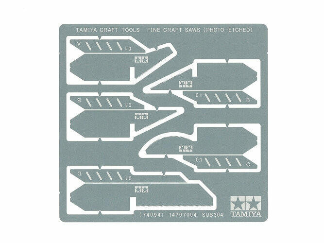 Tamiya Fine Craft Saws Photo Etched 74094
